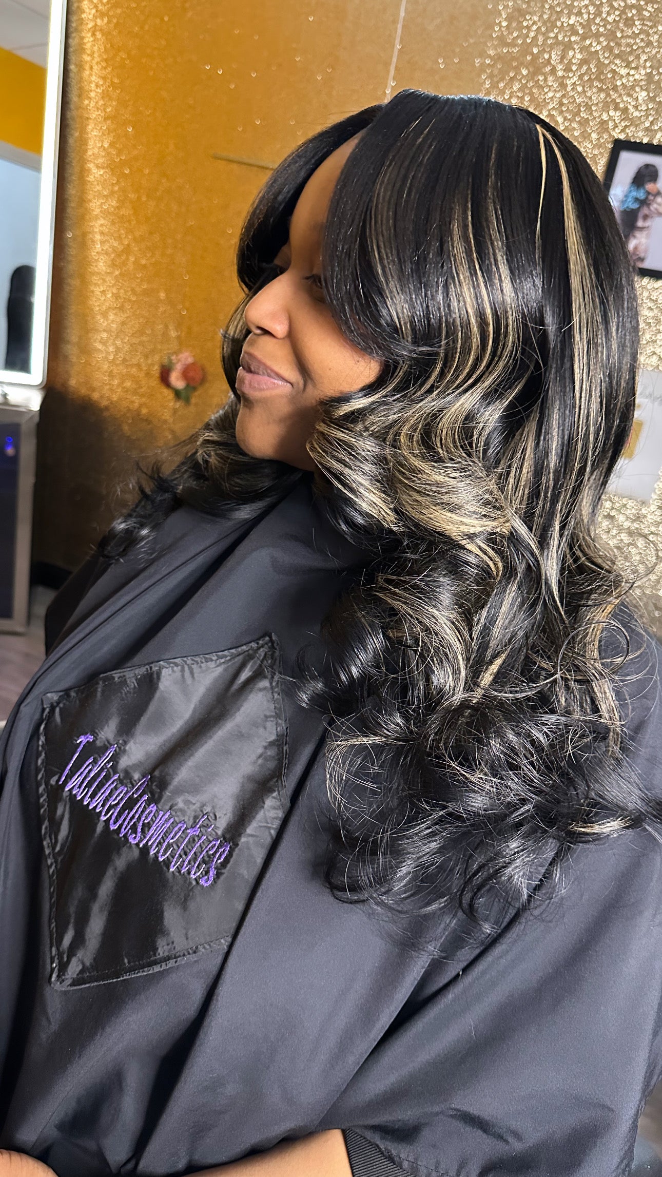 Full Sew-in w/minimal leave out + Detailed Layers