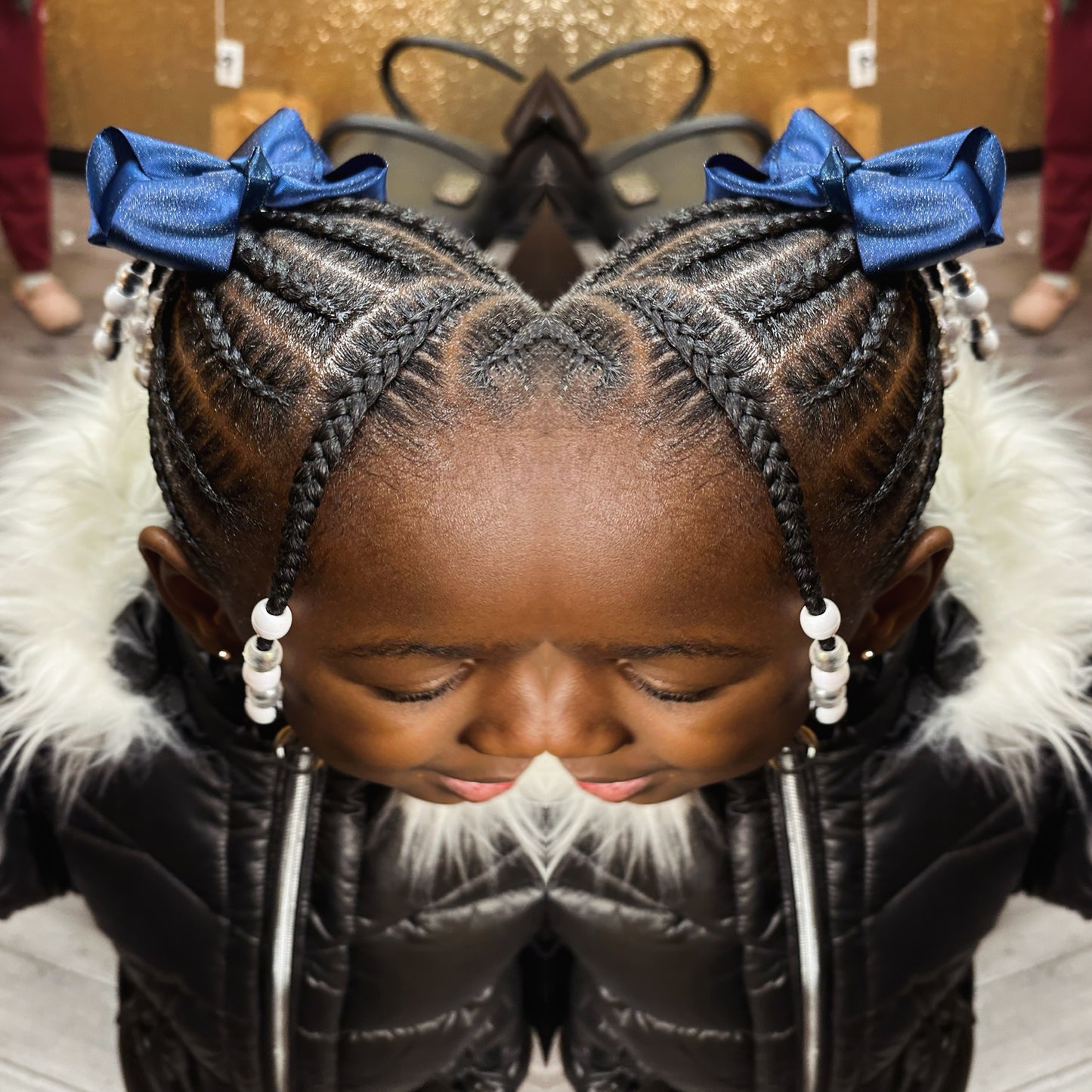Kids Large French Braids