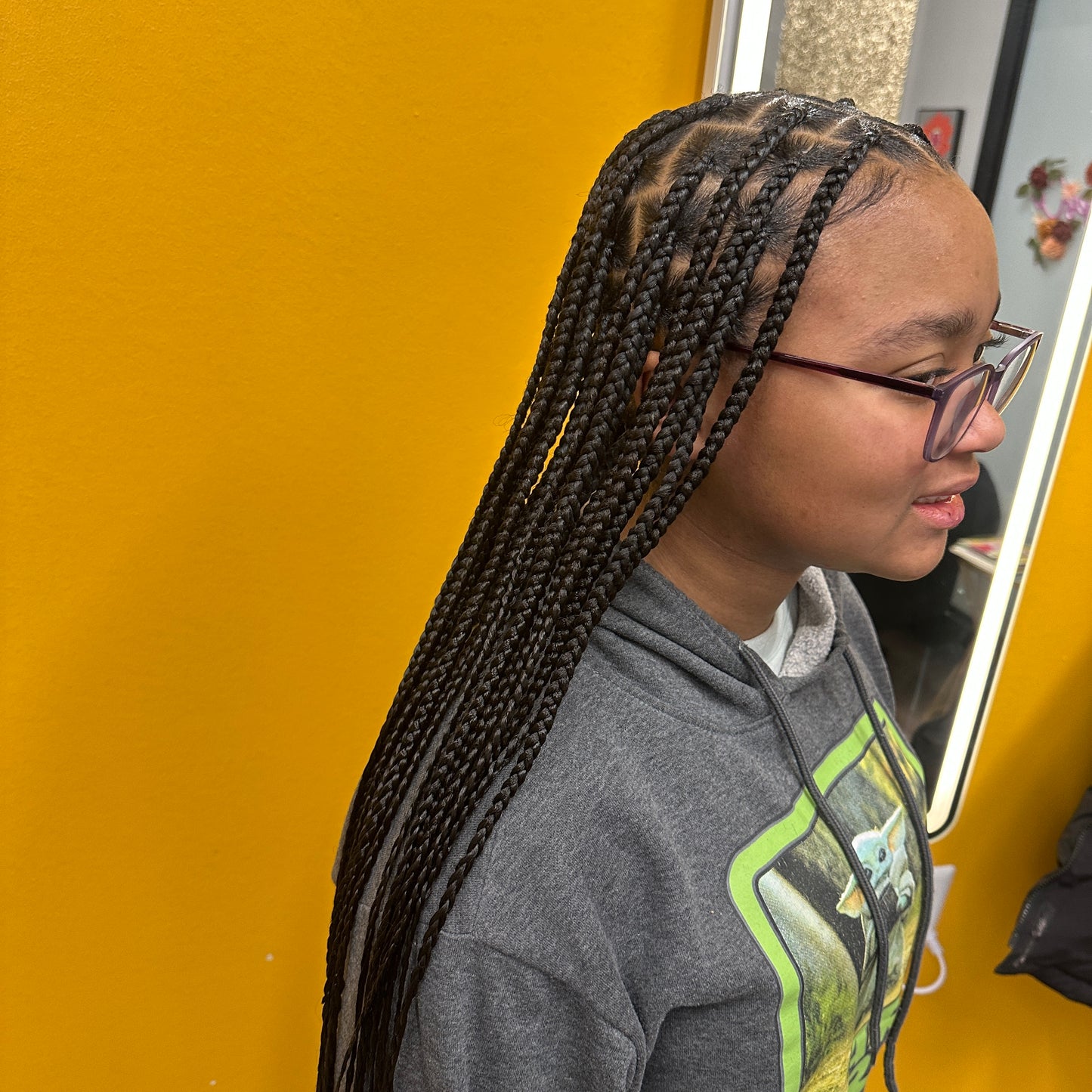 Kids Medium Knotless Braids