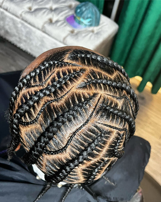 9-10 Braids w/ freestyle