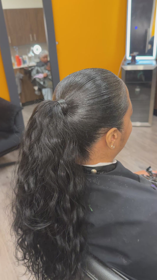 Sleek Low Ponytail