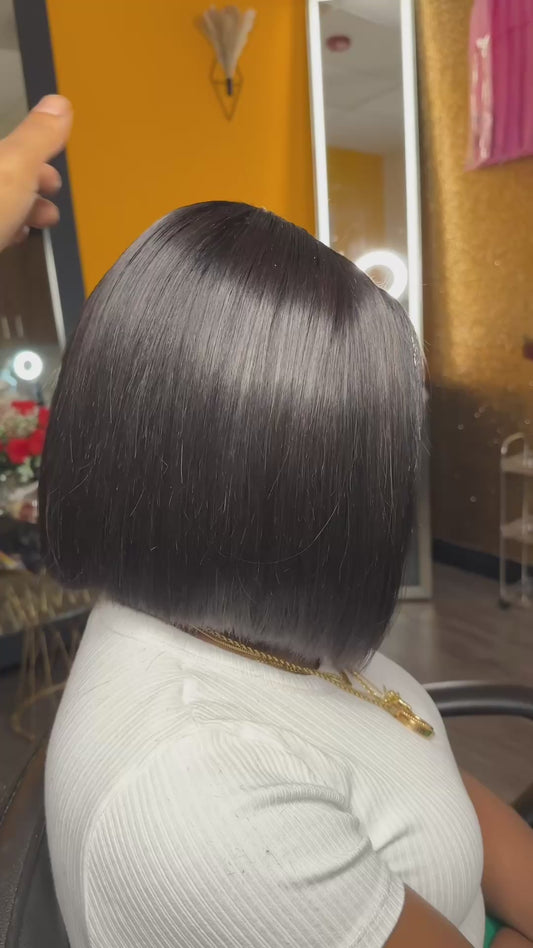 Precision Blunt Cut (Chin length or above chin)